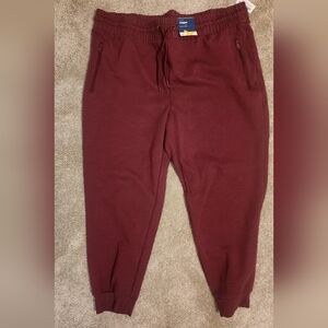 Old Navy Maroon Jogger Pants